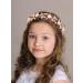 IYOU Flower Girl Headpiece Gold Pearl Communion Headband Floral Wedding Hair Accessories for Girls - Buy Online on GoSupps.com