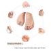 Golbylicc Bunion Toe Separators for Overlapping Toes Gel Toe Spacers Bunion Corrector (4PC) - Buy Online on GoSupps.com