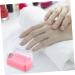 VINTORKY nail polish head box nail tech organizers and storage nail drill organizers nail grinding head holder nails drill bits nail supplies nail art salon goods plastic Accessories clean - Buy Online on GoSupps.com