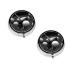 (Black and White Golf) Round Pill Box 3 Compartment Pill Box Mini Decorative Pocket Purse Portable Travel Medicine Tablet Vitamin Holder Organizer Pill Case