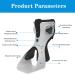 Foot Drop Orthotic Brace | Adjustable Ankle Splint for Sprained Ankle Support - Inflatable Stabilizer (Left S - Buy Online on GoSupps.com