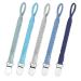Duludulu Braided Pacifier Clip for Boys & Baby Girl  Binky Clips Pacifier Holder 100% Handmade Teething Straps Unisex Design Smoother Mam Pacifier Clip Fits All Pacifiers for Shower Birthday Gifts Blue