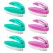 AMERWASH PLUS Nail Brush with Handle, Stiff Bristles Durable Scrubber for Fingernails Cleaning, Laundry Kitchen Bathroom Cleaning Brush(6 Packs, Pink + Green) 6 Packs Pink + Green