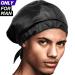 HAVHAF Dapper Men Shower Cap (Black XL) - Waterproof & Reusable - Extra Large Cap for Braids & Long Hair - Perfect Gift for Men - Buy Online on GoSupps.com