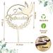 Wooden Confirmation Cake Topper - Elegant Confirmation Decoration for Young Girls - Buy Online on GoSupps.com