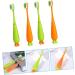 FOMIYES 16 STK Carrot Toothbrush Set - Travel-Friendly Children's Toothbrushes for Daily Use | Bulk Tooth Cleaning Tools - Buy Online on GoSupps.com