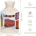 London Hot Water Bottle with Plush Cover - Hand Warmer for Adults & Children | 26.5x15.3cm - Ideal for Comfort & Warmth - Buy Online on GoSupps.com