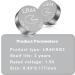 LR44 Batteries 10 Pcs 1.5V AG13 Button Cell Battery (Replaces: LR44 CR44 SR44 357 SR44W A76 PX76 675 1166a LR44H V13GA L1154 RW82B EPX76 SR44SW 303 SR44 S303 S357 SP303 SR44SW) - Buy Online on GoSupps.com