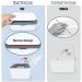 2 Pack Baby Wipes Dispenser with Lids - Refillable Diaper Wipes Holder - Flushable Bathroom Storage Case - Grey - Buy Online on GoSupps.com