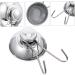 Alipis 1pc Hook up Heavy Duty Coat Hangers Suction Cup Hook Wall Key Hanger Suck Cup Hook Metal Work Towel 7X6CM Silver - Buy Online on GoSupps.com