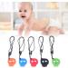 SPYMINNPOO Chew Chains for Sensory Kids | 5 Pack Silicone Oral Motor Aids for Boys & Girls - Buy Online on GoSupps.com