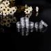 120 Empty 5g Plastic Cosmetic Sample Jars with Lids - Clear Pots for Makeup, Nails, Jewelry - 120 Count Pack - Buy Online on GoSupps.com