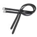 Stirrup leathers Advanced-Curved black fitting: stainless steel length 140 cm