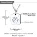 U7 Ladies Cremation Urn Necklace - Celtic Knot Dog Feet Wings & Crucifix | Stainless Steel Cylinder Pendant for Ashes - Memorial Jewelry for Men & Women - Buy Online on GoSupps.com