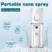 Makina USB Nano Mist Sprayer for Facial Beauty - Ultrasonic Moisturizing Handheld Mini Mister - Buy Online on GoSupps.com