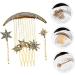 Didiseaon 2 Sets Star Moon Hairpin Guitar Tremolo Springs Wedding Headpiece for Bride Bridal Headpiece Hair Style Wedding Decor Hair Clip for Hair Decor Bridesmaid Comb Rhinestones Alloy - Buy Online on GoSupps.com