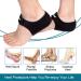 Welnove Heel Protectors - Breathable Pain Relief Pads for Plantar Fasciitis & Tendinitis - 2 Black Pillows for Cracked Heels & Foot Pain Support - Buy Online on GoSupps.com