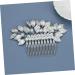 DOITOOL Hair Accessories Wedding Hair Comb Pearl Hair Comb Tiara Combs Bridal Hair Comb Straight Teeth Hair Comb Delicate Barrette Comb Wedding Hairpin Comb Modeling Headgear - Buy Online on GoSupps.com