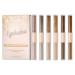 Liquid Eyeshadow Set Doublesided Highly Pigmented 6Piece Matte Shine Liquid Eye CosmeticsFor Women Teens Beginners Daily Travel Dating Party Work Wedding