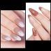 Tomicca 504 Pieces Clear Acrylic Half Cover French Fake Nail Tips - Short Almond Nail Tips Set for DIY Nail Studios 12 Sizes for Nail Extensions - Buy Online on GoSupps.com
