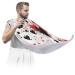 Love Cards Beard Bib Apron Beard Hair Catcher for Men Shaving Fathers Day Anniversary Christmas Gifts for Dad Husband Beard Bib with 2 Suction Cups
