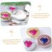 Solustre Ceramic Contact Lens Container & Toothbrush Holder - Portable Diamond Travel Case with Mirror Film - Ideal Eye Storage Solution - Buy Online on GoSupps.com