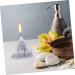 FRCOLOR 2pcs Mountain Shape Scented Candles | Decorative Aromatic Mini Candles for Home Decor - Buy Online on GoSupps.com