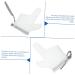 UPKOCH Anti-Eating Gloves | Thumb Protector for Finger Control | White 12x7cm - Ideal for Eating & Snacking - Buy Online on GoSupps.com