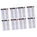 FRCOLOR 8 Pcs Eyebrow Stickers Waterproof Makeup False Eyebrows Sticker Eyebrow Stencils 6d Tool Transport