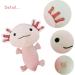 YILITI Axolotl Stuffed Animal Toy 9.8 Inch - Cute Plush Doll for Boys and Girls (Pink) - Soft Axolotl Plush Birthday Gift - Buy Online on GoSupps.com