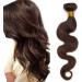SEGO 22" Human Hair Wefts 1 Bundle Weave Human Hair Brazilian Extensions Body Wave Virgin 100% Unprocessed Human Hair Extension