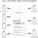 BodyHealth Multi Complete 120 Ct Daily Multivitamin for Men and Women with Whole Foods and Antioxidants - Vegan and Non GMO - Buy Online on GoSupps.com
