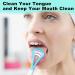 4-Pack BPA-Free 2-in-1 Tongue Cleaners for Adults & Kids | Effective Bad Breath Removal & Oral Health - Buy Online on GoSupps.com