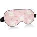 WELLDAY Sleep Mask Cute Rabbits Night Eye Shade Cover Soft Comfort Blindfold Blockout Light Adjustable Strap for Men Women