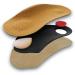 Tacco Nova Orthotic Inserts | German-Made 3/4 Length Leather Insoles for Arch Support & Comfort | Size 44 EUR/US M11 - Buy Online on GoSupps.com