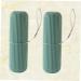 Beavorty Toothpaste Brush Container - 2 Piece Travel Tooth Cleaning Organizer in Green 5.5x5.5x19cm | International Shipping Available - Buy Online on GoSupps.com