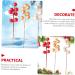 DECHOUS 40 Pcs Christmas Fruit Winter Christmas Tree Decorations Berry Stems Christmas Red Berries Branches Home Decor Christmas Tree Fake Berry Red Fruit Skewers Household Foam Goldenx2pcs 17x3cmx2pcs - Buy Online on GoSupps.com