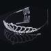 Rhinestone Princess Crown Headband - Wedding Bride Tiara Hair Clip - Buy Online on GoSupps.com