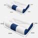 Cervical Support Goose Down Pillow Sleep Enhancing Cervical Support Comfort Goose Down Pillow Sleep Enhancing Cervical Support Pillow (Green 30 * 50cm) Green 30*50cm - Buy Online on GoSupps.com