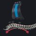 Buy Verdant Touch Spine Deck Back Massage Device - Adjustable 3-Step Lumbar Cracker Stretcher in Blue & Black - International Shipping Available - Buy Online on GoSupps.com