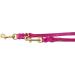 Dogeline Adjustable Fat Leather Leash for Small & Large Dogs | 2.80m Pink Double Linen - Ideal for International Shipping - Buy Online on GoSupps.com