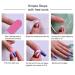 Yheakne Blue Coffin Ballerina Artificial Fingernails - Matte French Design for Women & Girls | 24 Luxury Punk Nails - Buy Online on GoSupps.com