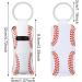 Honbay 12PCS Baseball Pattern Lip Balm & Chapstick Holder Keychain - Stylish Clip-on Sleeve Pouch for Travel & Daily Use with Handbags & Backpacks - Buy Online on GoSupps.com