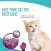 Pet Grooming Glove Pet Hair Remover Mitt Moulting - Deshedding Brush Glove - Soft Silicone Tips for Gentle Massage For Cats & Dogs with Long & Short Fur (Purple Right) Purple Right - Buy Online on GoSupps.com