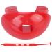 Verdant touch mouth protection shock mouth protection for sporting activities taste mouth protection for football lacrosse hockey basketball red
