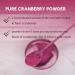 Cranberry Powder 8 oz Natural Cranberry Powder for Baking Smoothies Tea Good for Immune System - Buy Online on GoSupps.com