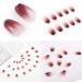Sethexy Glossy Ballerina French False Nails - Hell-Pink Long Complete Cover - Salon Art Design - 24 False Fingernails for Women & Girls - International Shipping - Buy Online on GoSupps.com