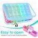 Zoolion Weekly Pill Box - 7 Day Portable Travel Organizer with Large Compartments for Vitamins & Supplements - Cyan - Buy Online on GoSupps.com
