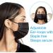 Disposable Face Masks  100 Packs Face Masks Disposable Masks-Black 100pcs - Buy Online on GoSupps.com