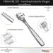 Schwertkrone Stainless Steel Callus Plane - 20 Replacement Blades | Premium Solingen Foot Care Tool - Buy Online on GoSupps.com